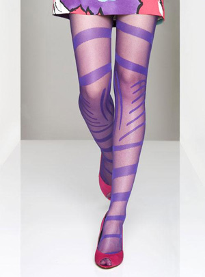 Jonathan Aston Tribal Tulle Tights