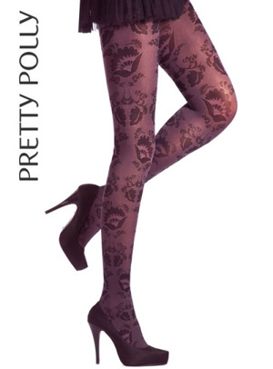 Pretty Polly Floral Overlay Tights