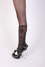 Red or Dead Dolly Tights t05
