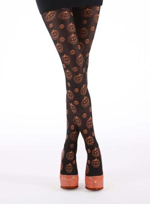 Silky Pumpkin Tights