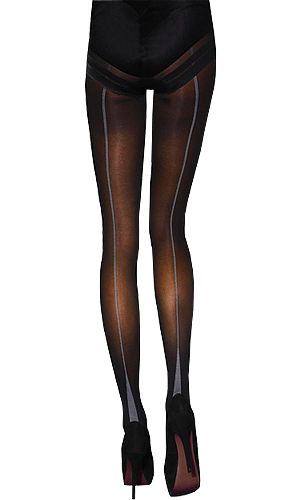 Jonathan Aston Vintage Legs Opaque Backseam and Heel Tights