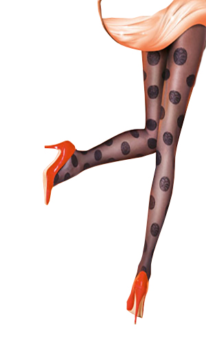 Pretty Polly Dotty Lace Tights