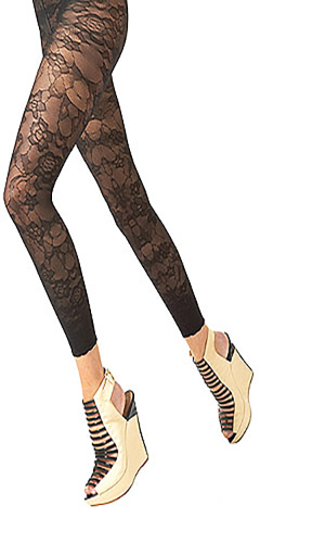 House of Holland Lace Footless Tights