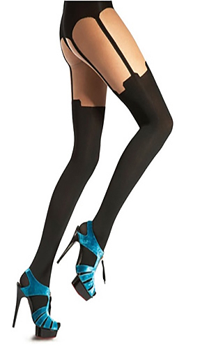 Pretty Polly House of Holland Super Suspender Tights - Tights Fashion