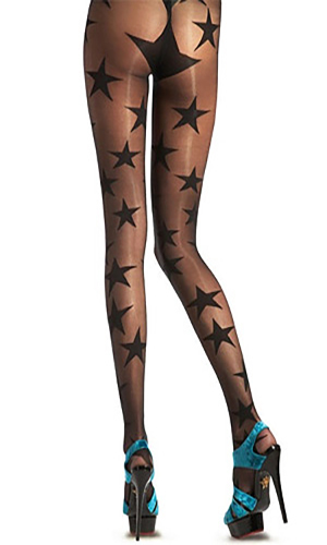 Pretty Polly House of Holland Superstar Black Tights