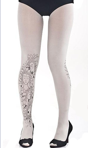 Zohara Tights with Medusa Tattoo